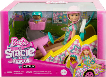 MATTEL Barbie Stacie doll with go-kart HRM08