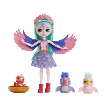 Enchantimals Parrot Family with Doll HKN15 - Toy for Children