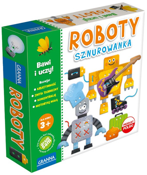 GRANNA PL Robots Shoelace Game for Children 00436 04366