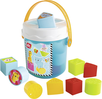 ABC bucket sorter with blocks for children 401-0075