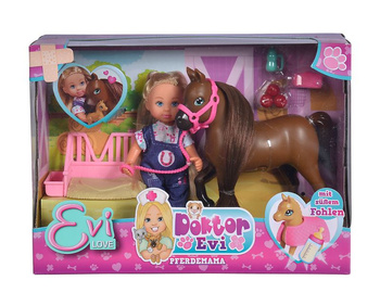 Doctor Evi doll with pregnant mare 573-3487