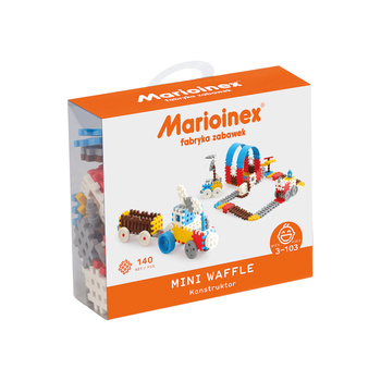 MARIOINEX Mini waffle blocks 140 pcs horse-boy 02820