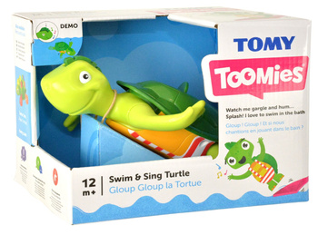 Floating wind-up singing turtle E2712