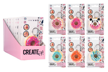 CreateIt! Donat pink lip balm + keychain 84135