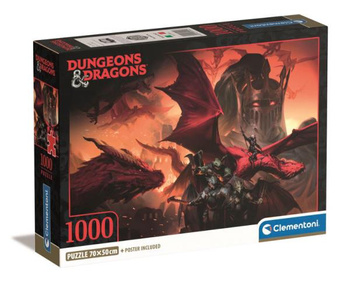 Clementoni Puzzle 1000 Compact Dungeons&Dragons 39914