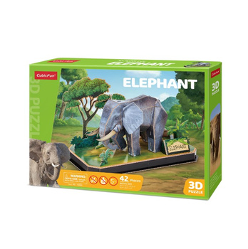 DANTE Cubic Fun 3D puzzle Elephant Animals 08585