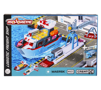 Majorette Maersk transport set with car 205-0039