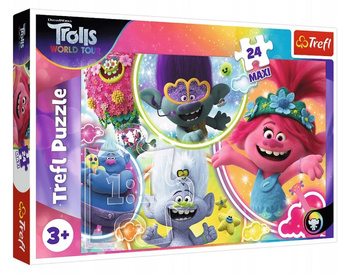 Puzzle MAXI Musical World of Trolls 24 14318