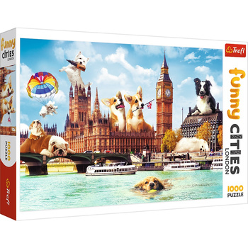 Puzzle 1000 Funny Cities Dogs in London 10596