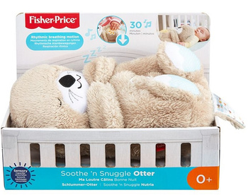 Otter sleeping-cuddly toy for children FXC66