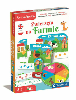 Clementoni PL I learn while having fun! Animals on a farm for children 50768