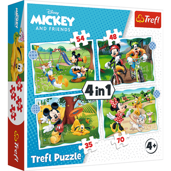 Puzzle 4in1 Mickey Mouse Nice Day 34604