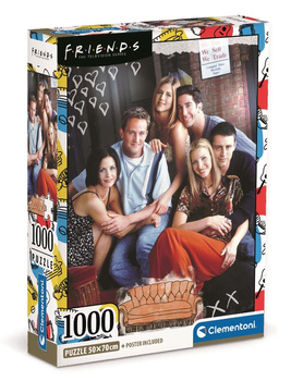 Clementoni Puzzle 1000 Pieces Compact Friends 39711