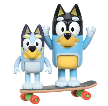 Bluey figures 2-pack Skateboarding BLU1304 30421