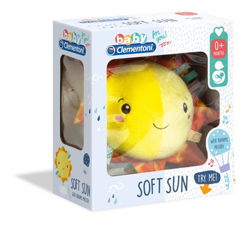 Music box for children, plush sun 17270