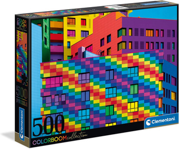 Clementoni puzzle 500 ColorBoom Squares 35094