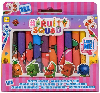 FruitySquad scented crayons 12 pcs FS60354