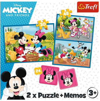 2in1 puzzle + Memos Disney Heroes 93344