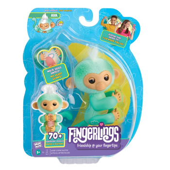 COBI FINGERLINGS monkey Ava green and blue 3116