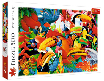 Puzzle 500 pieces Colorful Birds 37328