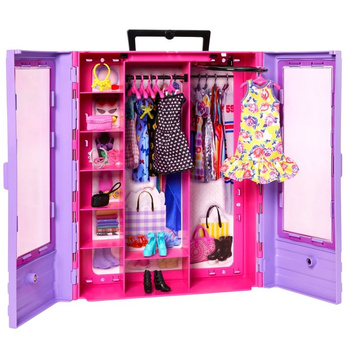 Barbie wardrobe with hangers HJL65