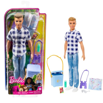 Barbie Camping Ken doll with accessories HHR66