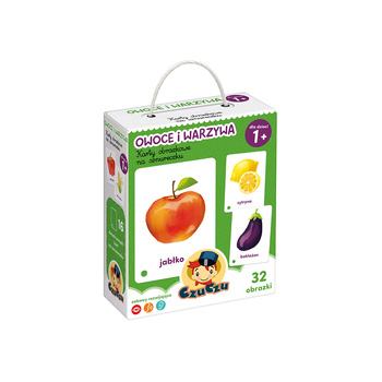 CZUCZU Picture Cards on a String Fruits and Vegetables 62169