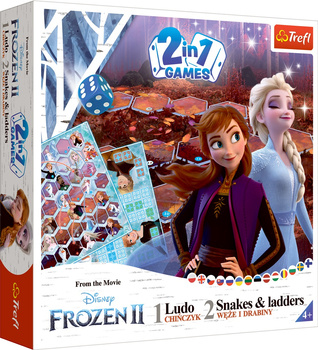 2in1 game Chinese Snakes and Ladders Frozen 2 - 02068