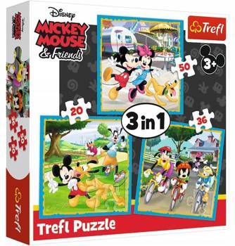 3in1 puzzle Mickey Mouse and friends 34846