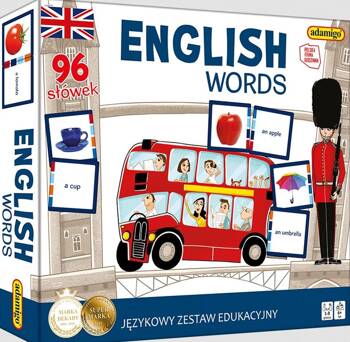 ADAMIGO PL Educational set for learning English English words 07622