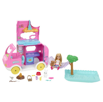 Barbie Camper Chelsea Set 2in1 HNH90 - Perfect Gift for Children