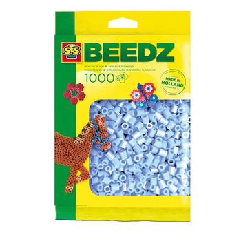 Blue iron beads 1000 pcs 00714