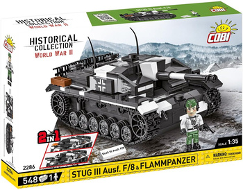 COBI HC WWII StugIII Ausf F/Flammpanzer 2286 536kl