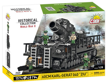 COBI Historical Collection World War II Self-Propelled Mortar 60cm Karl-Gerat 040ZU 1574kl 2560