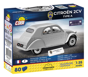 COBI Youngtimer blocks Citroen 2CV TypeA 1949 24510 - 80kl