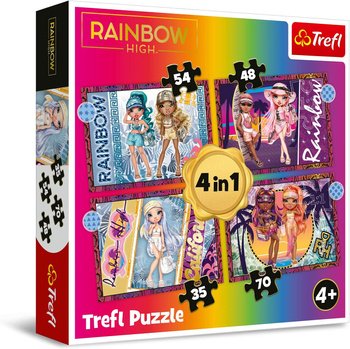 CREFL PUZZLE 4in1 Fashion dolls MGA RainbowHigh 34614