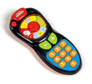 Children's interactive remote control with light and sound 17180