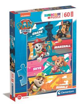 Clementoni 60 Maxi SuperKolor Paw Patrol puzzle 26592