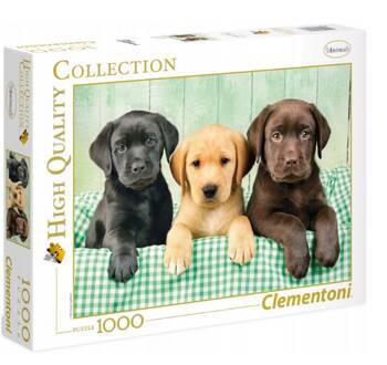 Clementoni Puzzle 1000 Pieces Three Labradors 39279