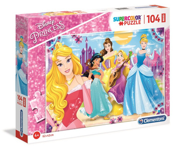 Clementoni Puzzle 104 Princess Super Color 23714