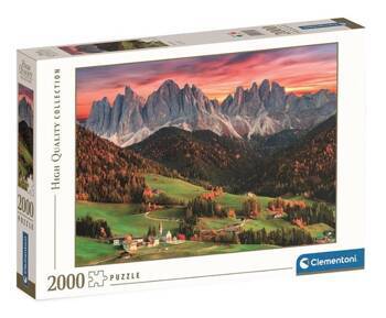 Clementoni Puzzle 2000 HQ Val di Funes 32570 - High Quality Puzzle