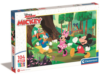 Clementoni puzzle 104 maxi SuperKolor Mickey&Friends 23772