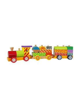 Eichhorn colorful wooden train 2223