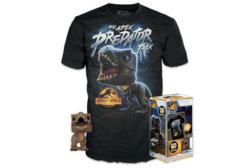 FUNKO T-Shirt size S with T-Rex minifigure 70249 02492