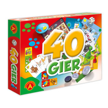 Family games ALEXANDER PL Set of 40 games 26573