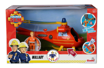 Fireman Sam Rescue Helicopter Wallaby with Figure 925-2510