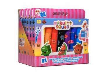 FruitySquad scented mini markers 8 pieces FS60350