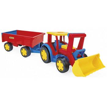 Giant Tractor with shovel and trailer 66300 63008