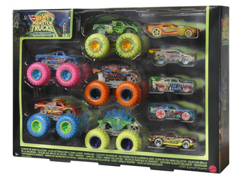 Hot Wheels Monster Truck 1:64 glow-in-the-dark vehicle HCB57