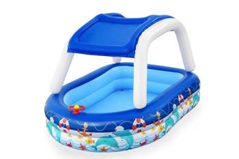 Inflatable pool with roof Bestway 213x155x132cm B54370